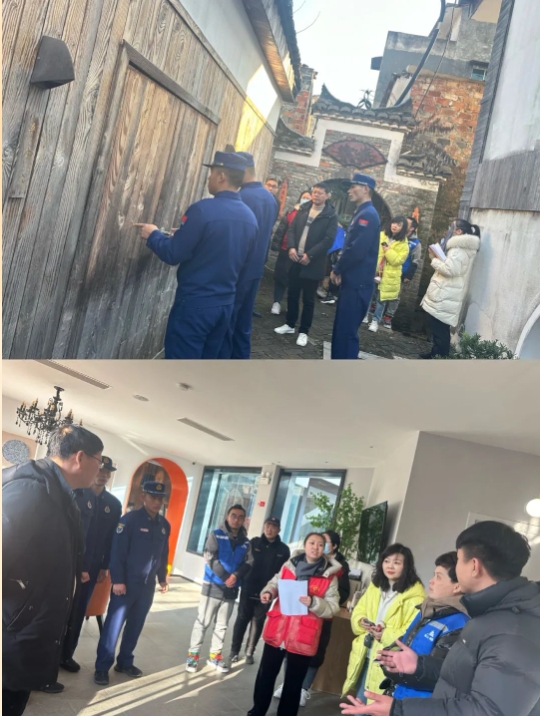 井巷物業(yè)公司聯(lián)合消防救援站、社區(qū)開展安全隱患大排查工作